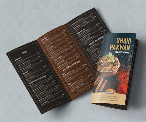 Dépliant menu du restaurant Shahi Pakwan